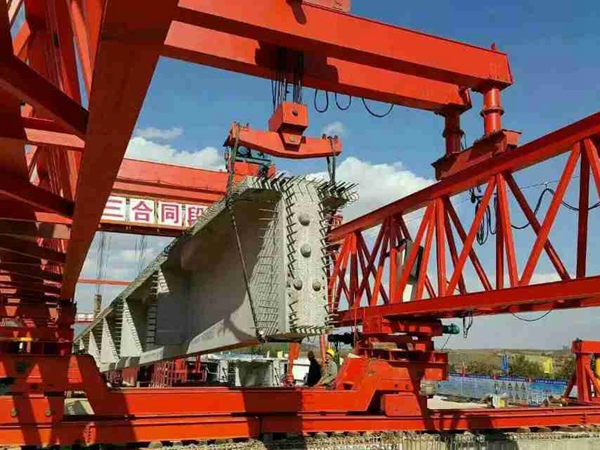 架橋機(jī)喂梁廣西桂平案例
